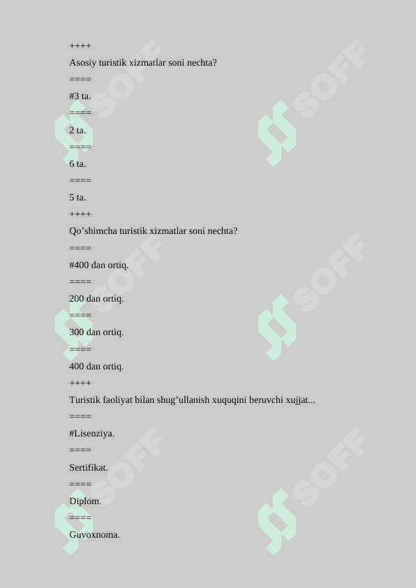 Marketing, brending yakuniy test savollari 7
