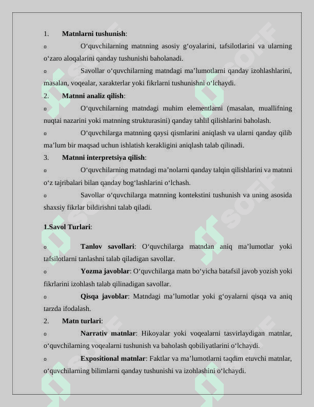 PISA XALQARO BAHOLASH DASTURIDA MATEMATIKAGA OID MAZMUN SOHALARI 4