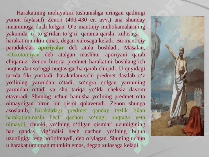 Rivojlanish falsafasi 8