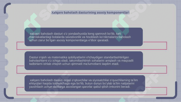Xalqaro baholash dasturlari doirasida hukumat qarorlarining mazmun va mohiyati 3