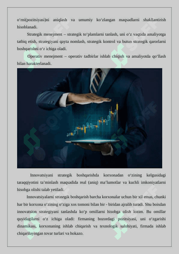 Korxonadagi innovation strategiyani tanlash 3