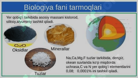 Hujayraning kimyoviy elementlari 7