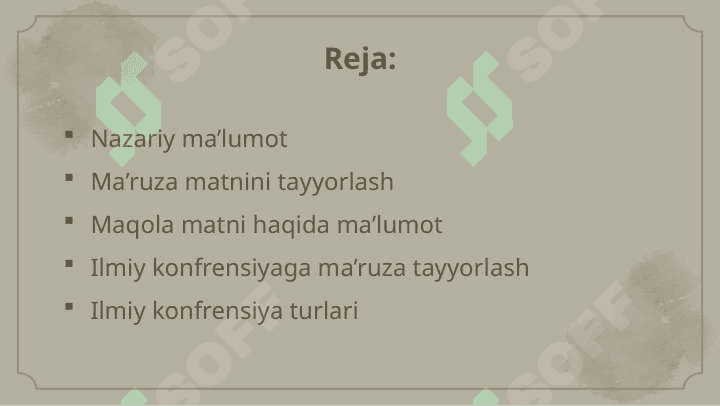 Ma'ruza tuizilmasi 2