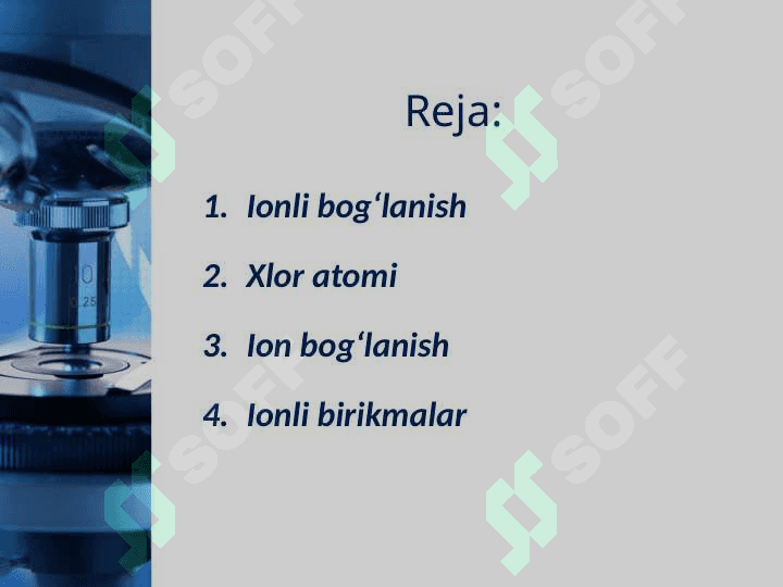 Ionli bog‘lanish. 2