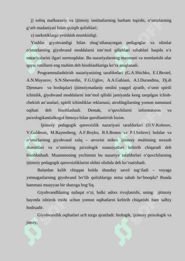 Giyohvandlik deviant xulq shakli sifatida 5