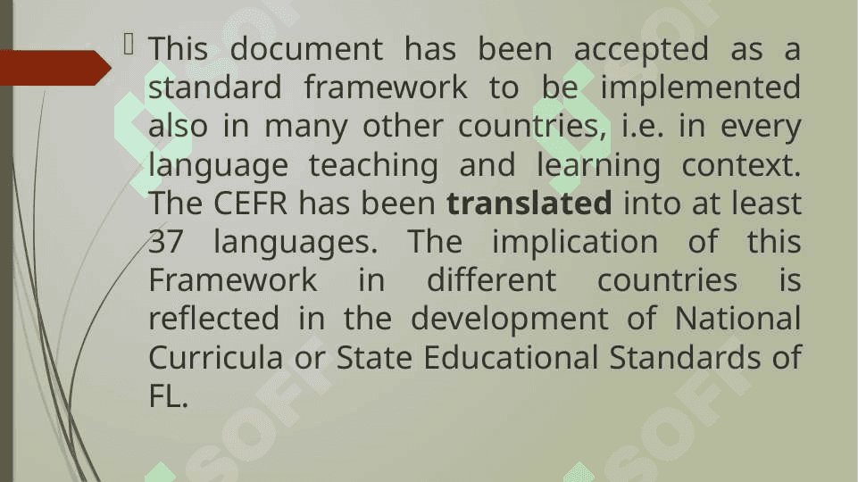 Common European Framework of Reference for Languages: Learning, Teaching, Assessment in the conditions of Uzbekistan 6