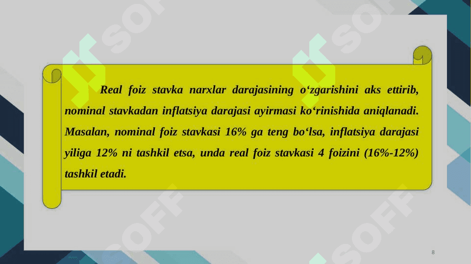 ISTE’MOL, JAMG‘ARISH VA INVESTITSIYA FUNKSIYALARI 8