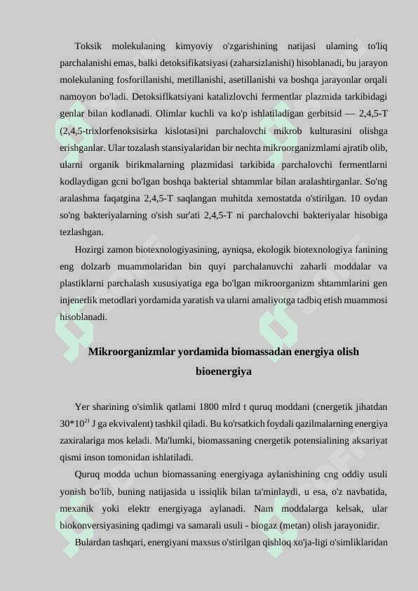Suvni biologik tozalash 3