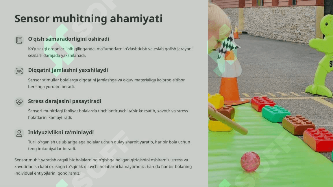 Boshlang'ich sinflarda sensor muhit tashkil etish 4