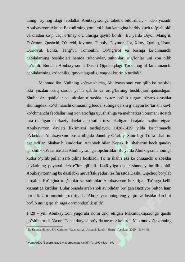 Kamoliddin Binoiyning Shayboniynoma asarining tarixiy ahamiyati 7