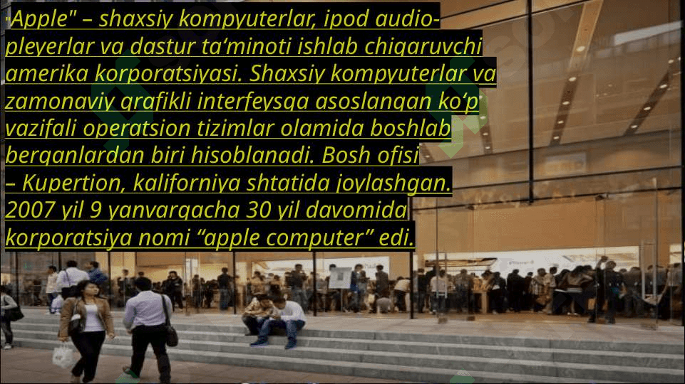 Apple Kompaniyasi 8