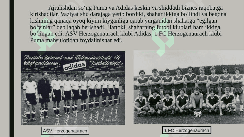 Adidas kompaniyasi tarixi 6