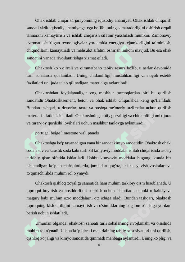 OXAK PISHIRISH TEXNOLOGIK JARAYONI AVTOMATLASHTIRISH 6