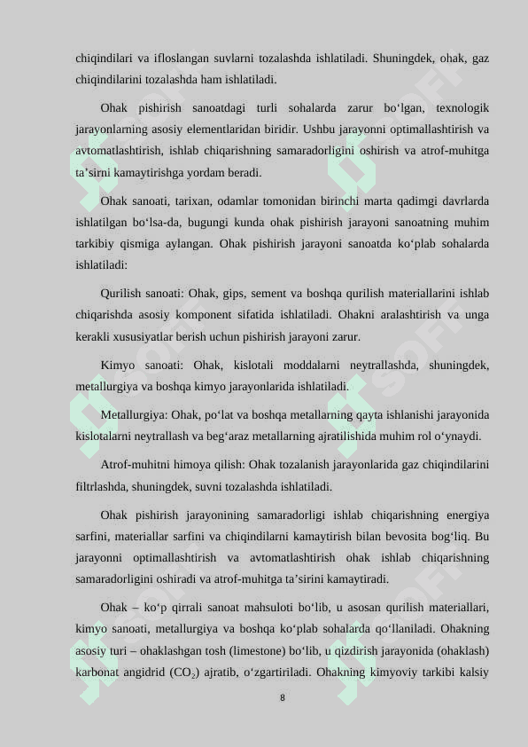 OXAK PISHIRISH TEXNOLOGIK JARAYONI AVTOMATLASHTIRISH 8