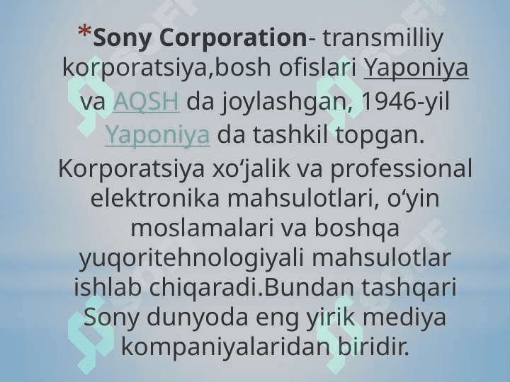 SONY 3