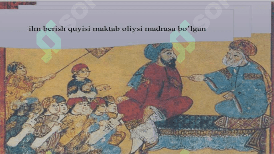 Sharqda uyg`onish davri madaniyati 6