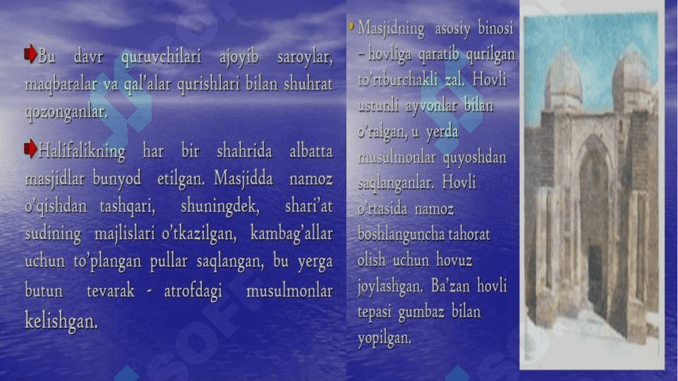 Sharqda uyg`onish davri madaniyati 8