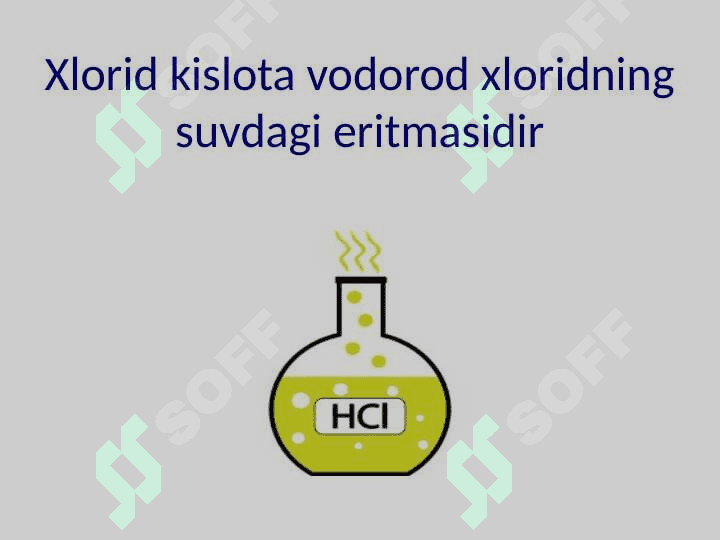 Xlorid kislota 3