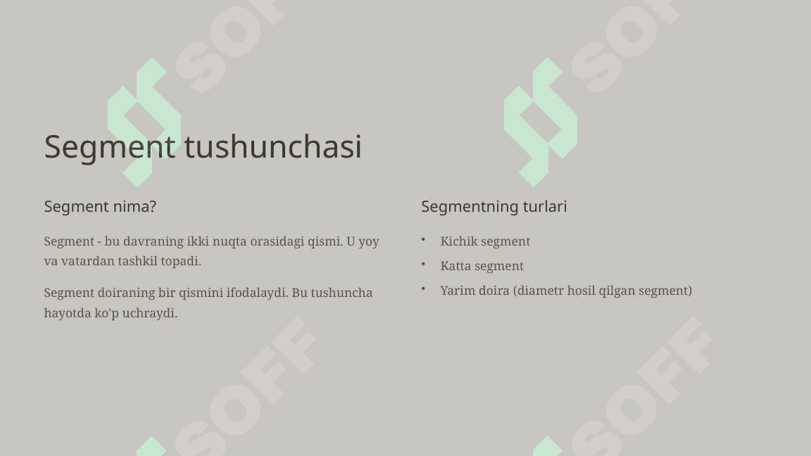 Boshlang'ich ta'limda Davra va segment tushunchalari 4