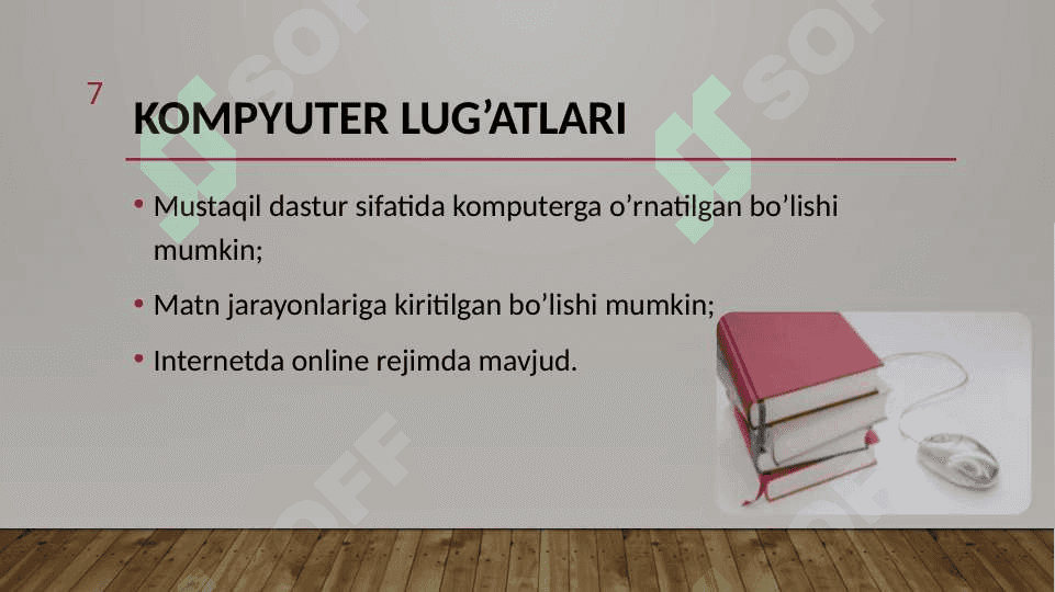 TARJIMON DASTURLARDAN FOYDALANISH 7