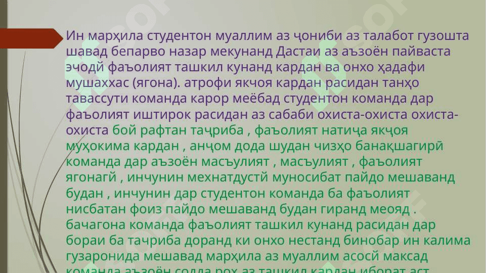 ДАСТАИ БАЧАХО   ШАКЛИ АСОСИИ ТАЪСИРИ ПЕДАГОГИ АСТ 8