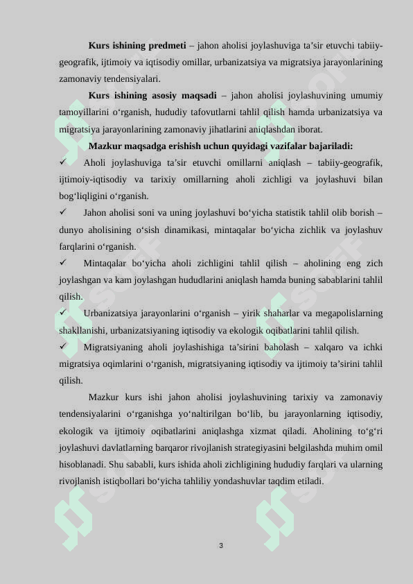 JAHON AHOLISI JOYLASHUVINING O‘ZIGA XOS XUSUSIYATLARI 3