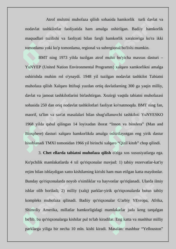 Xalqaro ekologik hamkorliklar va ularning ahamiyati 4