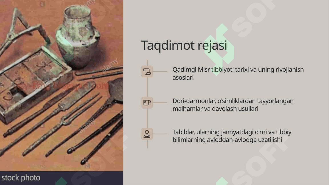 Qadimgi Misr tibbiyoti Dori-darmonlar va davolash usullari 2