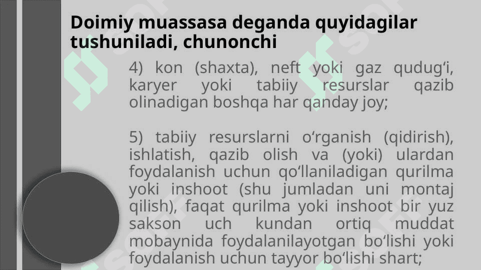 Mavzu : Doimiy muassasa slayd 3