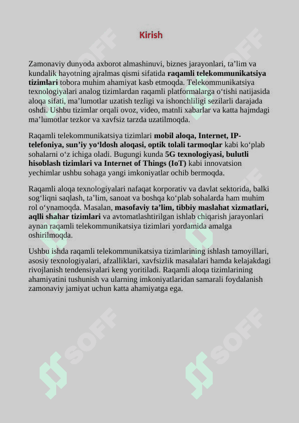 Telekommunikatsiya tarmoqlarini loyihalashtiris 3