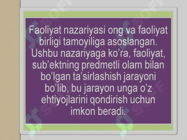 A.N.Leontyevning  faoliyat  nazariyasi 5