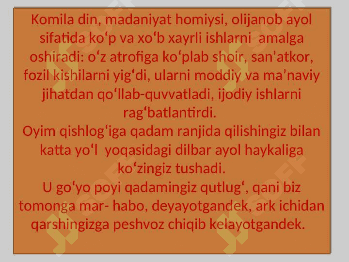 Nodira hayoti va ijodi 6