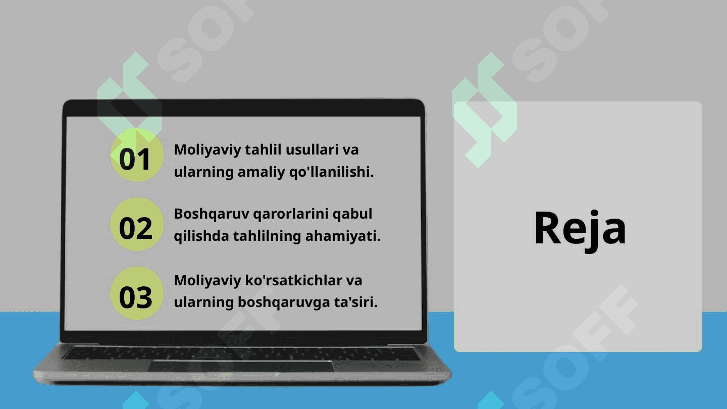 Moliyaviy va boshqaruv tahlili 2