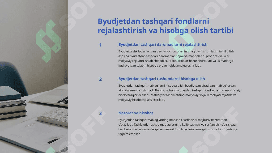 Byudjet tashkilotlaridagi byudjetdan tashqari mablag'lar 3