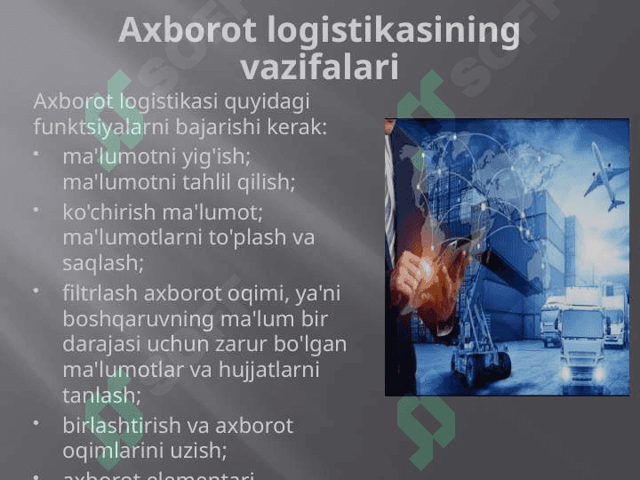 Axborot logistikasi 6