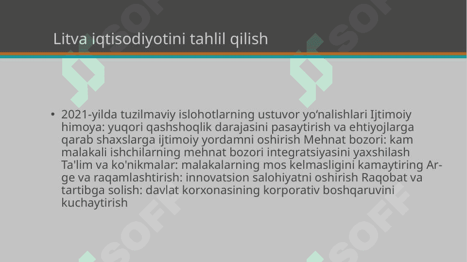 Litva iqtisodiyotini tahlil qilish 3