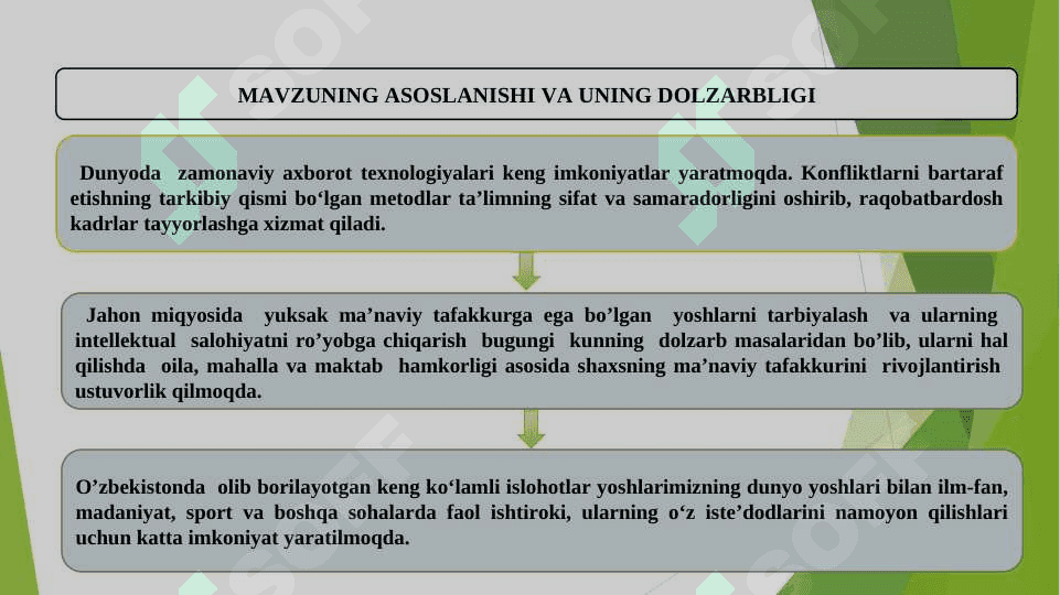 PEDAGOGIK KONFLIKTLARNI BARTARAF ETISHDA OILA, MAHALLA TA’LIM MUASSASASINING HAMKORLIGI 3