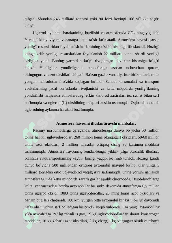 Atmosfera havosini muhofaza qilish 5