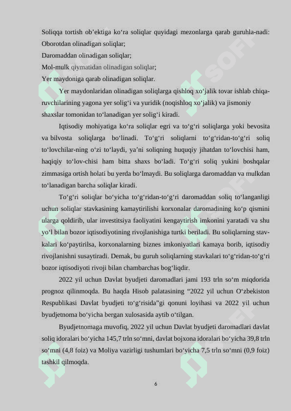 DAVLAT BYUDJETI TARKIBIDA IQTISODIYOT XARAJATLARI 6
