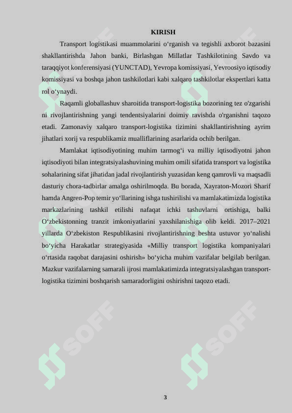 TRANSPORT  LOGISTIKASI: ENG SAMARALI TRANSPORT VOSITALARINI TANLASH USULLARI 3