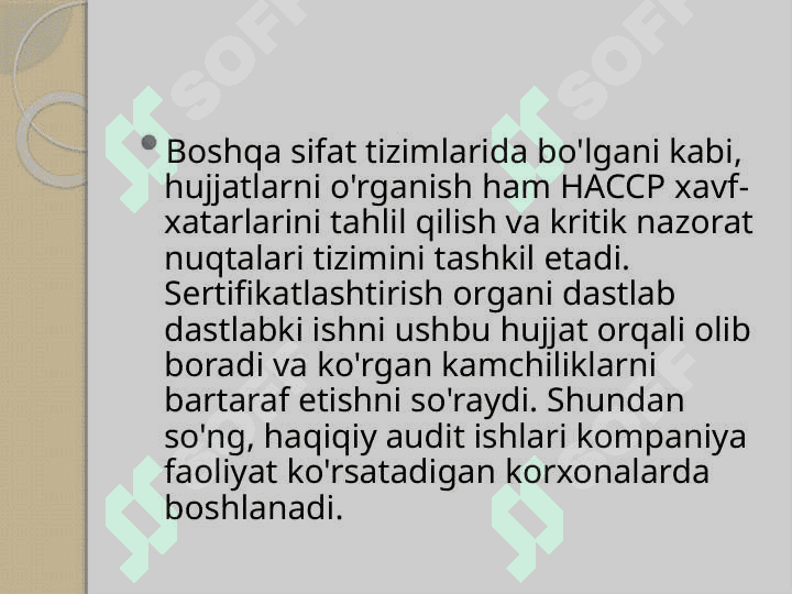 OZIQ OVQAT MAHSULOTLARI XAVFSIZLIGI 4