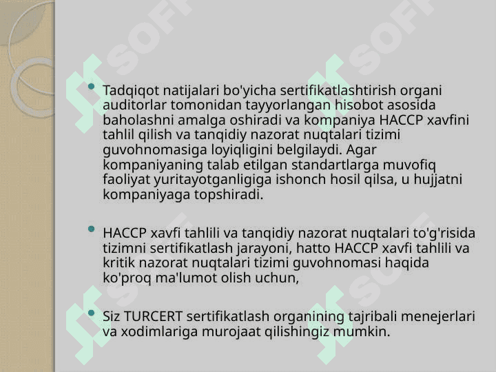 OZIQ OVQAT MAHSULOTLARI XAVFSIZLIGI 5