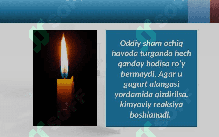 Kimyoviy reaksiyalarning sodir bo'lish shartlari 3