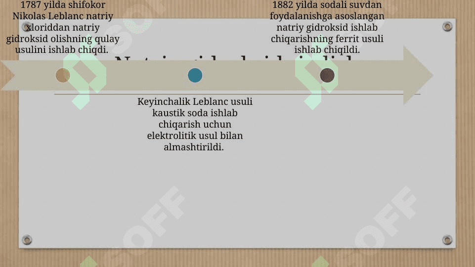 Natriy gidroksidning sanoatda olish usullari.Ishlatilishi. 3