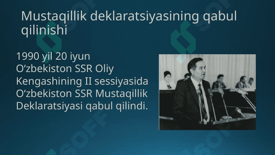 MUSTAQIL  O‘ZBEKISTON  RESPUBLIKASINING  TAShKIL  TOPIShI  VA  UNING  TARIXIY  AHAMIYaTI 3