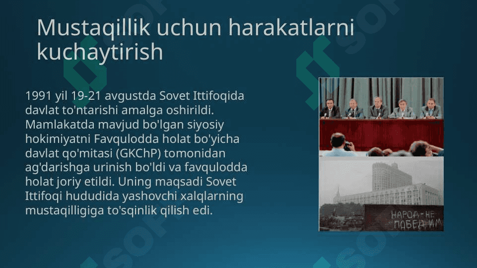 MUSTAQIL  O‘ZBEKISTON  RESPUBLIKASINING  TAShKIL  TOPIShI  VA  UNING  TARIXIY  AHAMIYaTI 5