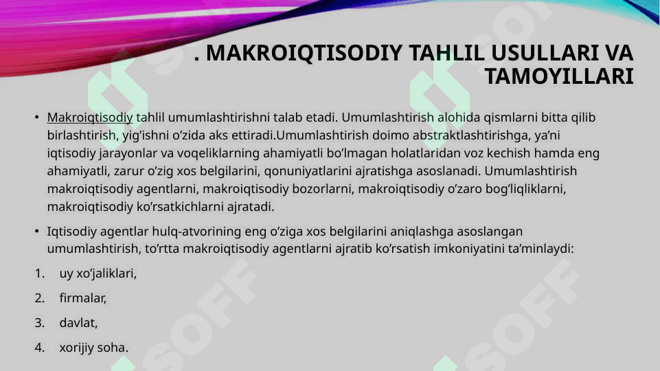 "Makroiqtisodiyot" faniga kirish 8