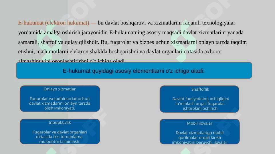Elektron hukumat va uning ahamiyati 3