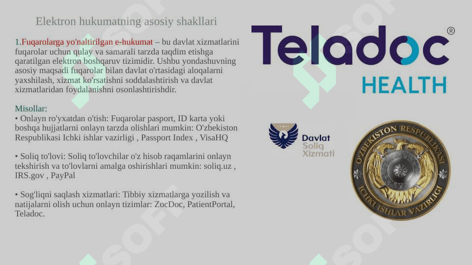 Elektron hukumat va uning ahamiyati 4