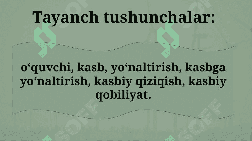 O’QUVCHILARNI KASBGA YO'NALTIRISHDA PEDAGOGIK DIAGNOSTIKA 3